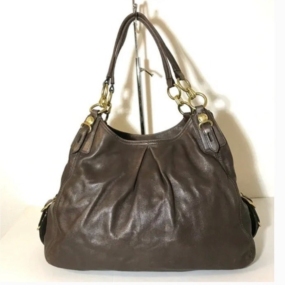 Coach leather hobo satchel